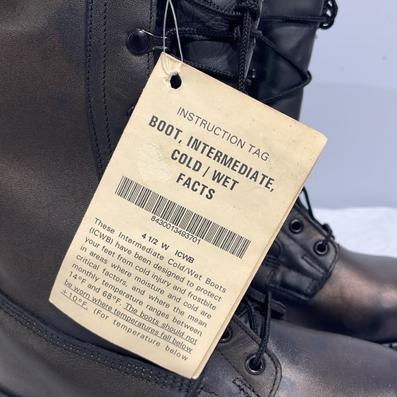 U.S. Military cold weather combat boots size 4.5W ICWB model NS2-97 Vibram Sole - Picture 2 of 16